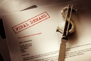 Demand letter noting that someone needs to make payment before legal action occurs.