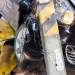 Englewood – Two Hospitalized in Utility Pole Crash