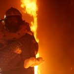 Belleville – One Firefighter Hurt in House Fire