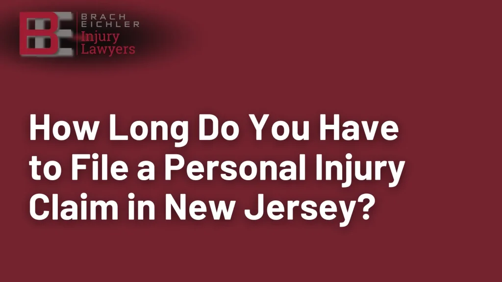 How Long Do You Have to File a Personal Injury Claim in New Jersey Image