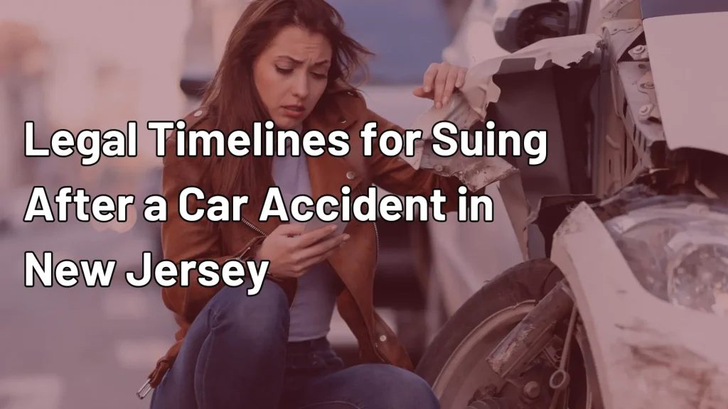 Legal Timelines for Suing After a Car Accident in New Jersey Image