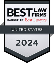 Best Law Firms 2024 United States badge ranked by Best Lawyers.