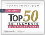 TopVerdict.com Top 50 Work Accident Settlements in the United States – Edward P. Capozzi.
